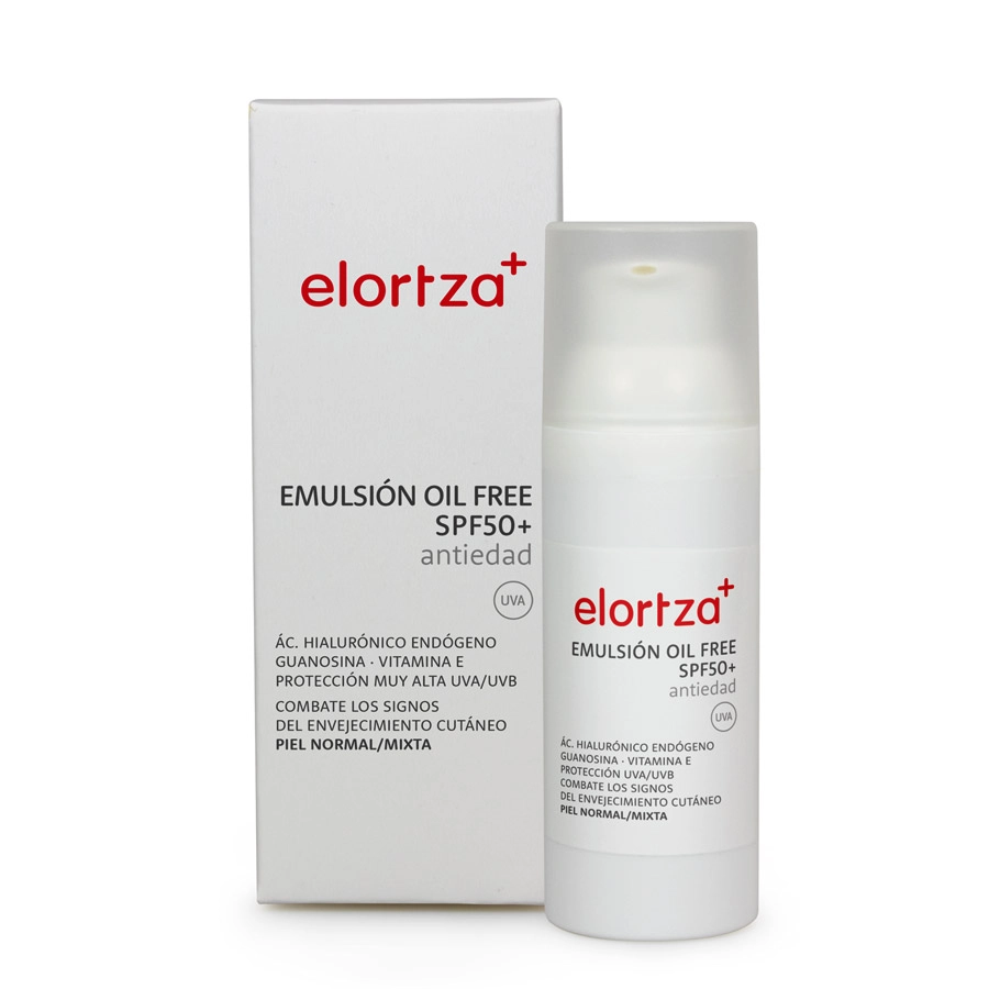 EMULSION ANTIEDAD SPF 50+ OIL FREE ELORTZA BOTIKA