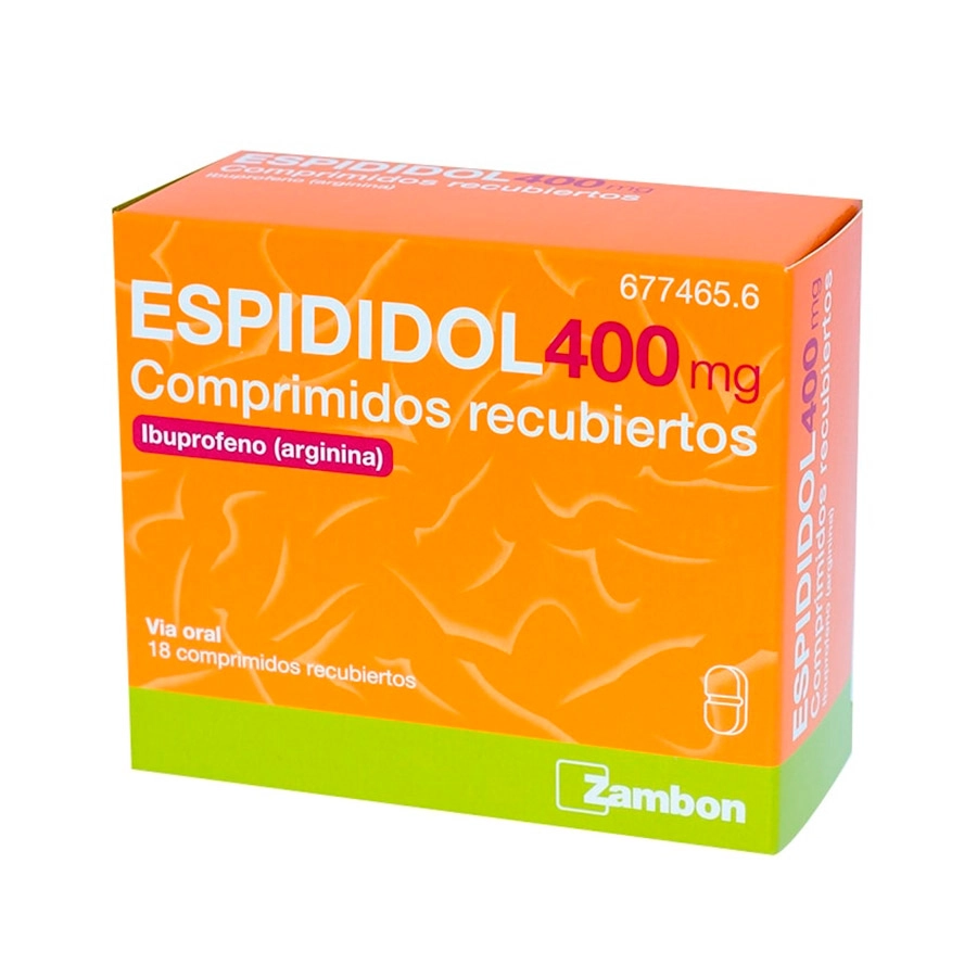 ESPIDIDOL 400 MG 18 COMPRIMIDOS RECUBIERTOS