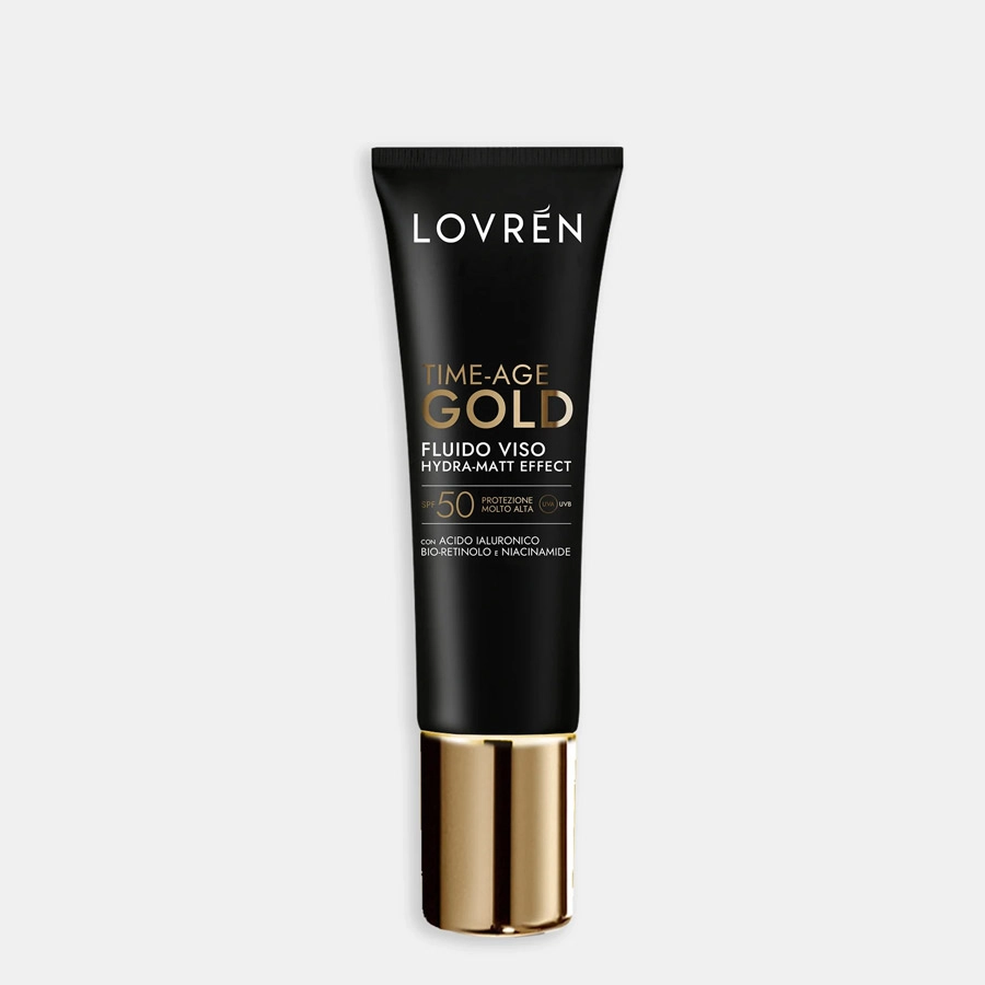 FLUIDO FACIAL TIME-AGE GOLD HYDRA-MATT EFCT SPF50 LOVREN 30ML