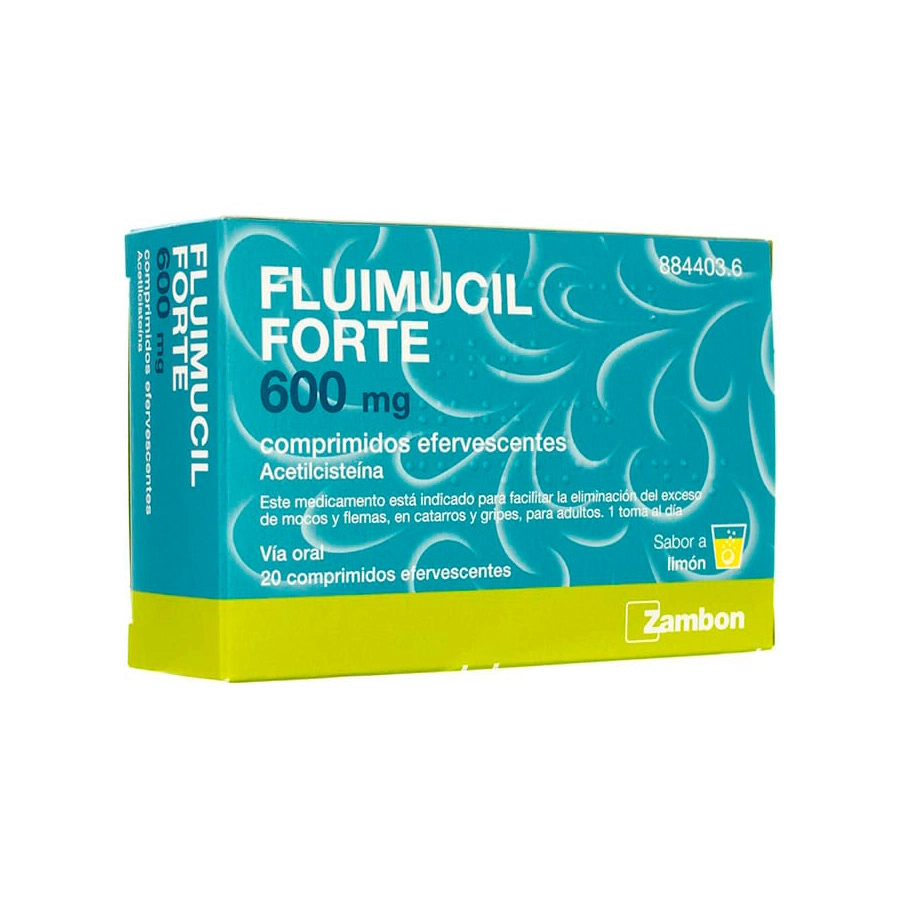 FLUIMUCIL FORTE 600 MG 20 COMPRIMIDOS EFERVESCENTES
