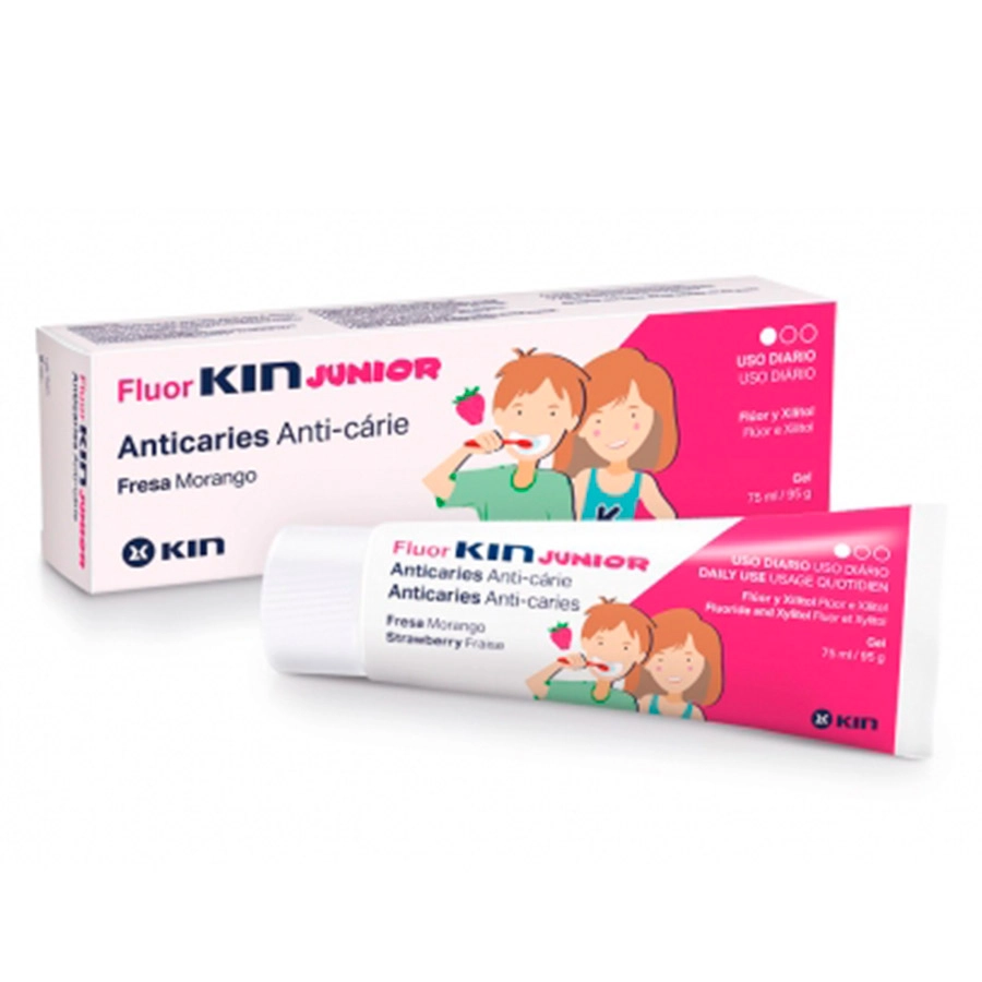 FLUORKIN JUNIOR GEL  1 TUBO 75 ML SABOR FRESA