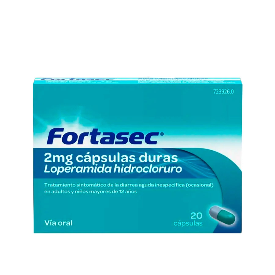 FORTASEC 2 MG 20 CAPSULAS