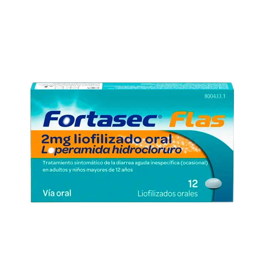 FORTASEC FLAS 2 MG 12 LIOFILIZADOS ORALES