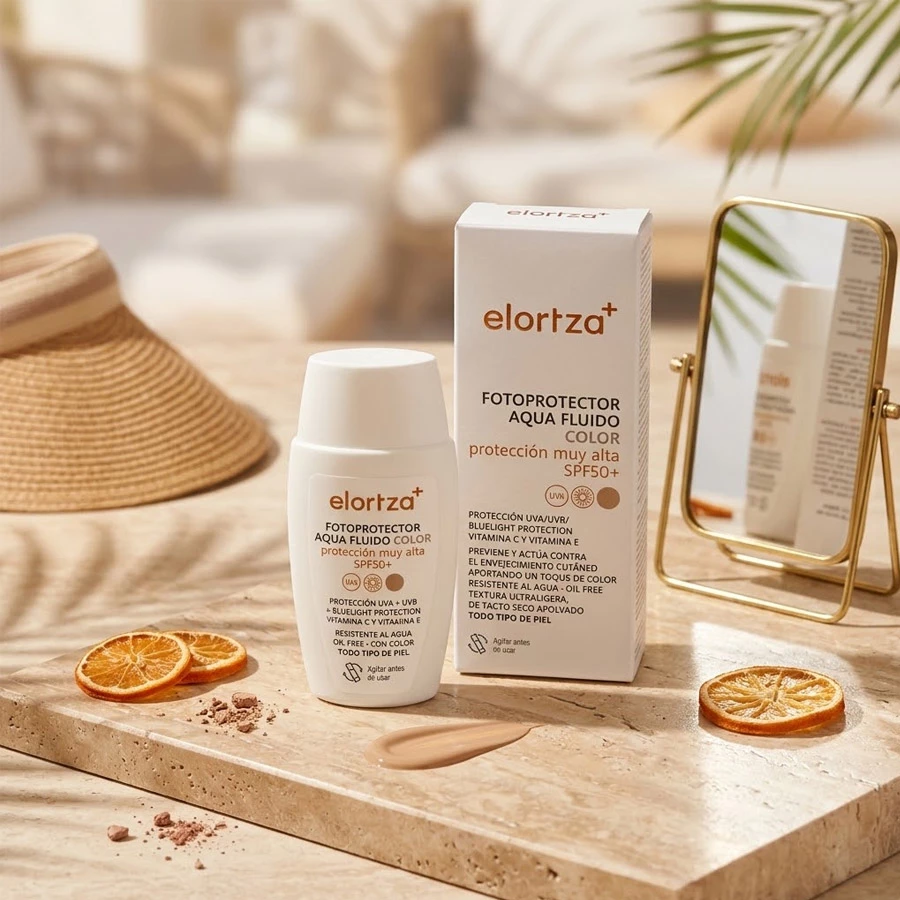 VENTA FOTOPROTECTOR AQUA FLUID SPF50+ COLOR 50ML ELORTZA BOTIKA