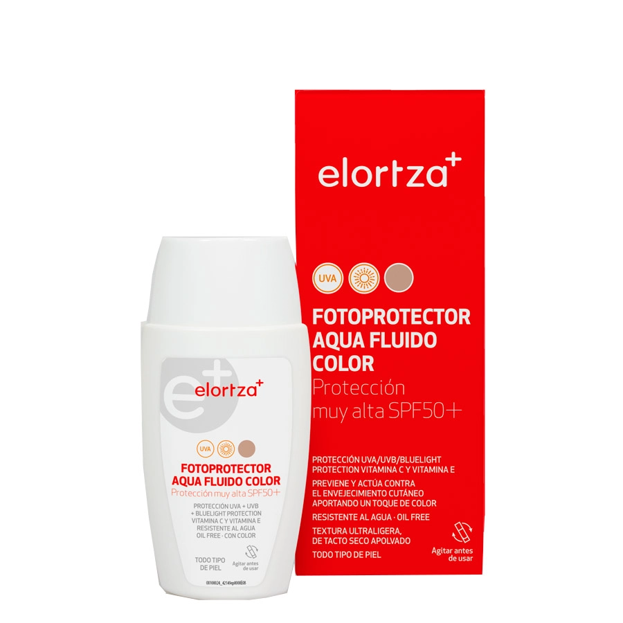 FOTOPROTECTOR AQUA FLUID SPF50+ COLOR 50ML ELORTZA BOTIKA