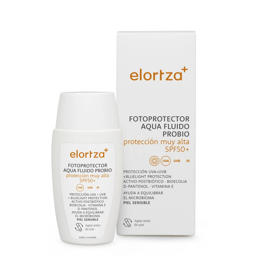 FOTOPROTECTOR AQUA FLUIDO PROBIOTICO ELORTZA BOTIKA 50ML