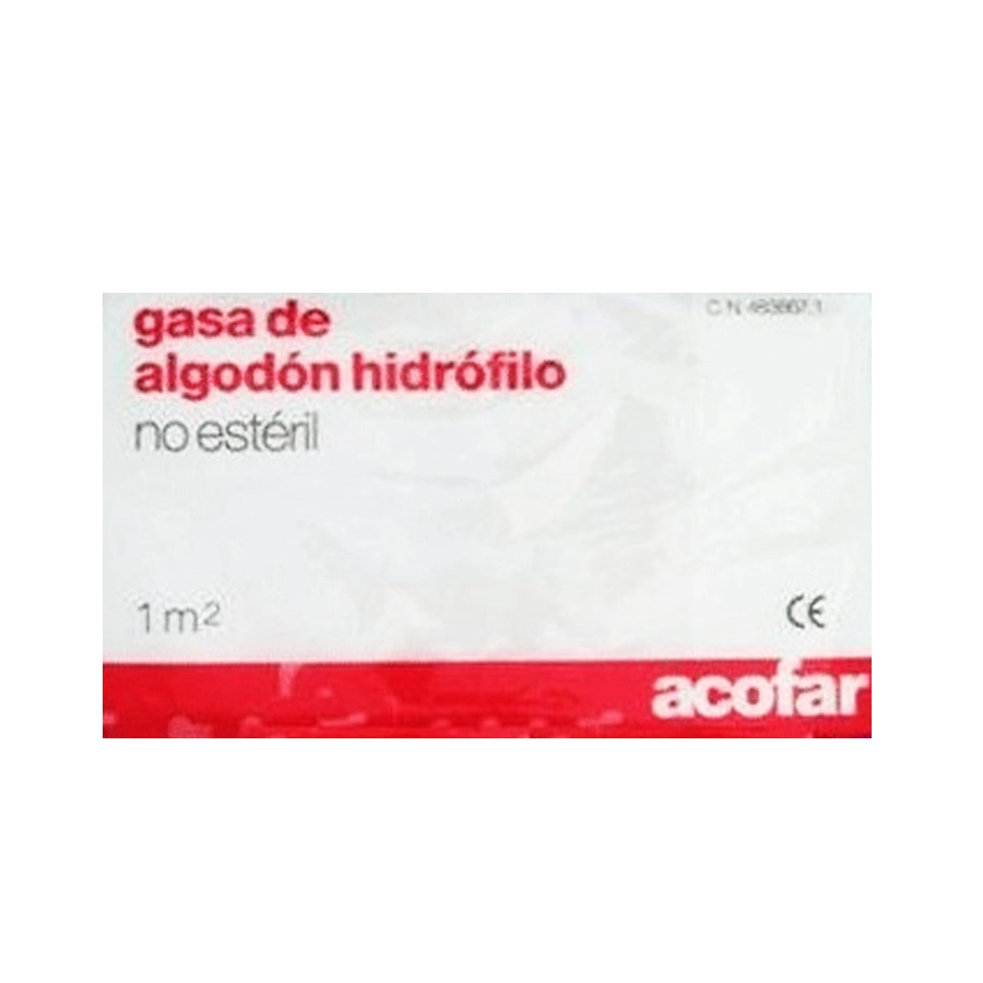 GASA ALGODON HIDROFILO NO ESTERIL ACOFAR 1 UNIDAD 1 M2