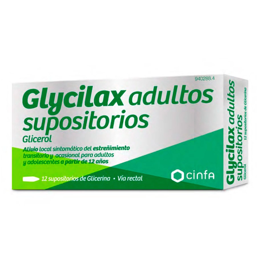 GLYCILAX ADULTOS 3,31 G 12 SUPOSITORIOS