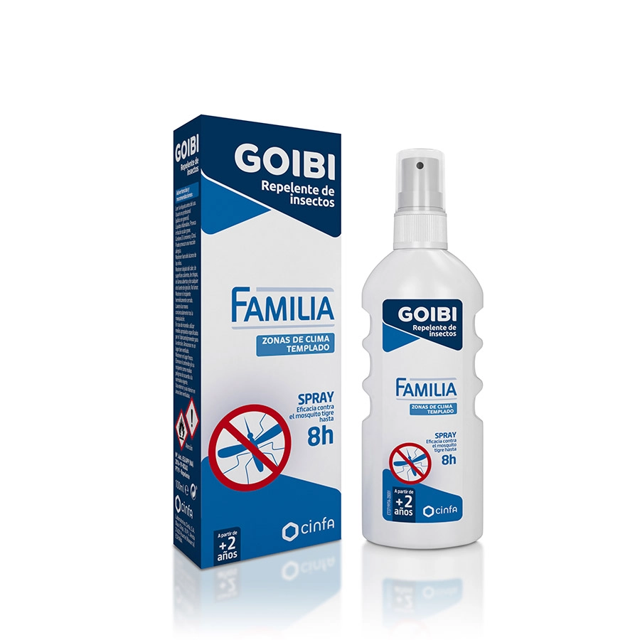 GOIBI FAMILIA FORTE REPELENTE DE INSECTOS  1 SPRAY 100 ML