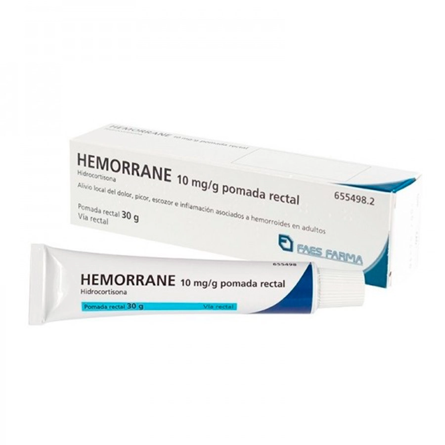HEMORRANE 10 MG/G POMADA RECTAL 1 TUBO 30 G