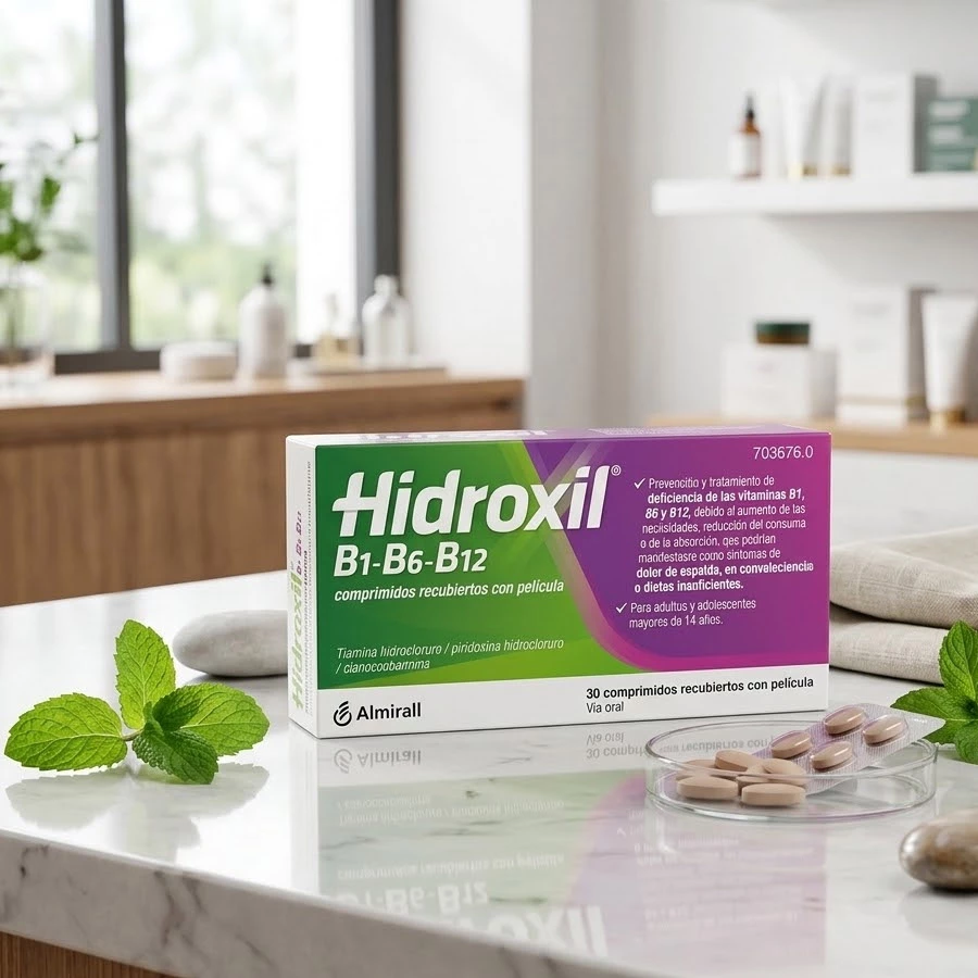 HIDROXIL B1-B6-B12 30 COMPRIMIDOS RECUBIERTOS