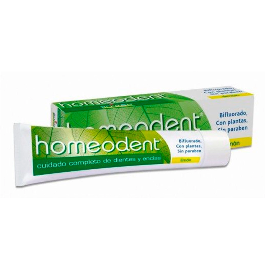 HOMEODENT CUIDADO COMPLETO DIENTES Y ENCIAS  1 TUBO 75 ML SABOR LIMON