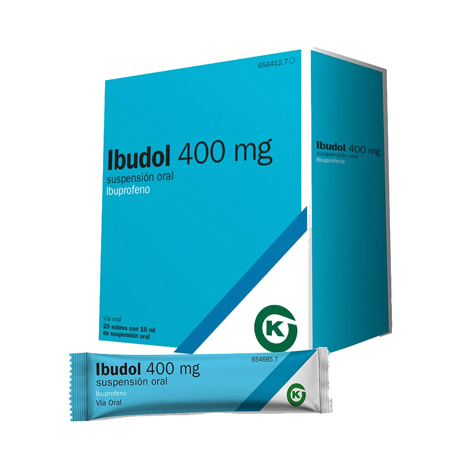 IBUDOL 400 MG 20 SOBRES SUSPENSION ORAL 10 ML