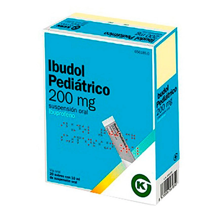 IBUDOL PEDIATRICO 200 MG 20 SOBRES SUSPENSION ORAL 10 ML