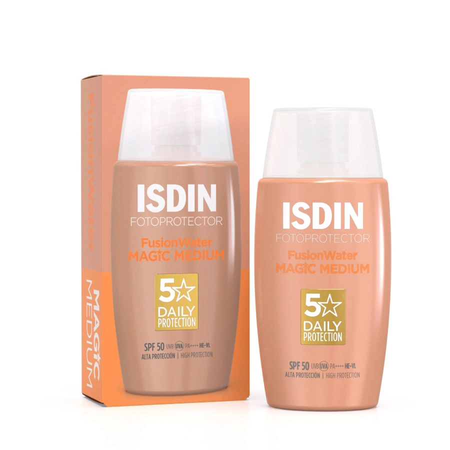 ISDIN FOTOPROTECTOR FUSION WATER MAGIC  1 FRASCO 50 ML COLOR MEDIUM