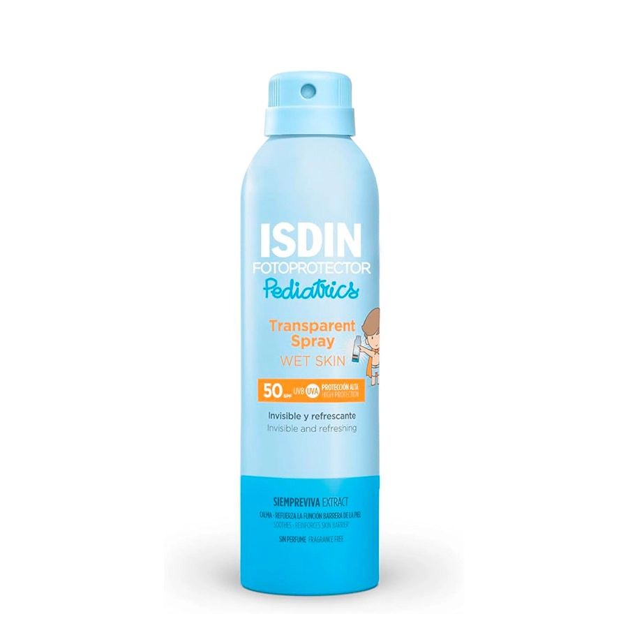 ISDIN FOTOPROTECTOR PEDIATRICS TRANSPARENT SPRAY WET SKIN SPF 50  1 ENVASE 250 ML