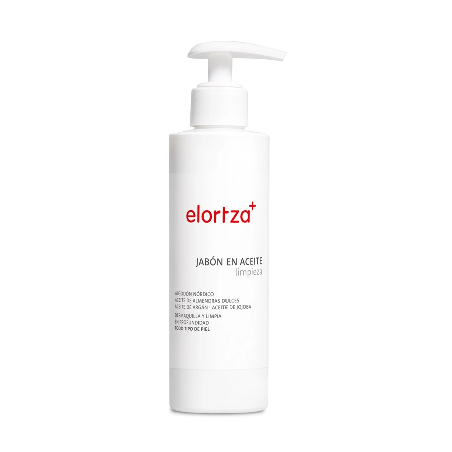 JABON EN ACEITE DESMAQUILLA Y LIMPIA EN PROFUNDIDAD ELORTZA BOTIKA 150ML
