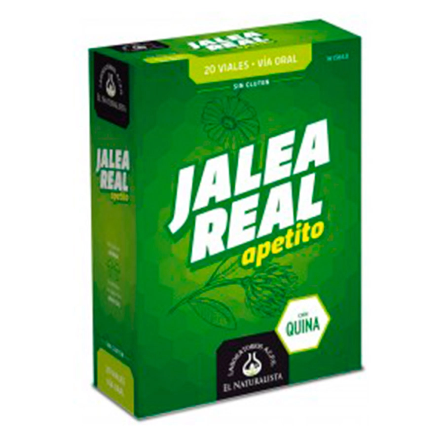 JALEA REAL APETITO EL NATURALISTA  20 VIALES 10 ML