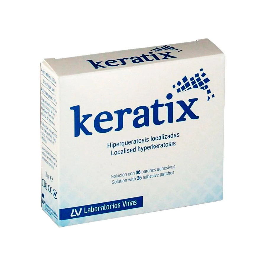 KERATIX SOLUCION + PARCHES ADHESIVOS  1 FRASCO 3 G + 36 PARCHES + PINCEL