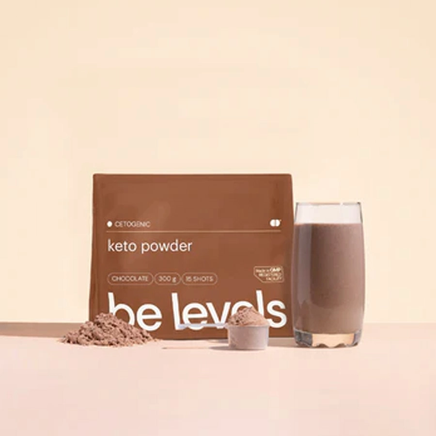 KETO POWDER BE LEVELS 1 BOLSA 300 G SABOR CHOCOLATE