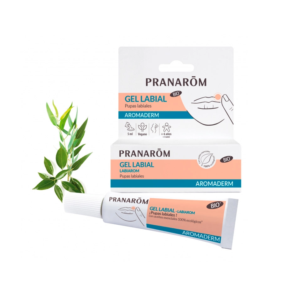 LABIAROM GEL LABIAL PUPAS PRANAROM 5 GRAMOS