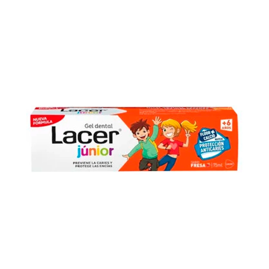 LACER JUNIOR GEL DENTAL  1 TUBO 75 ML SABOR FRESA