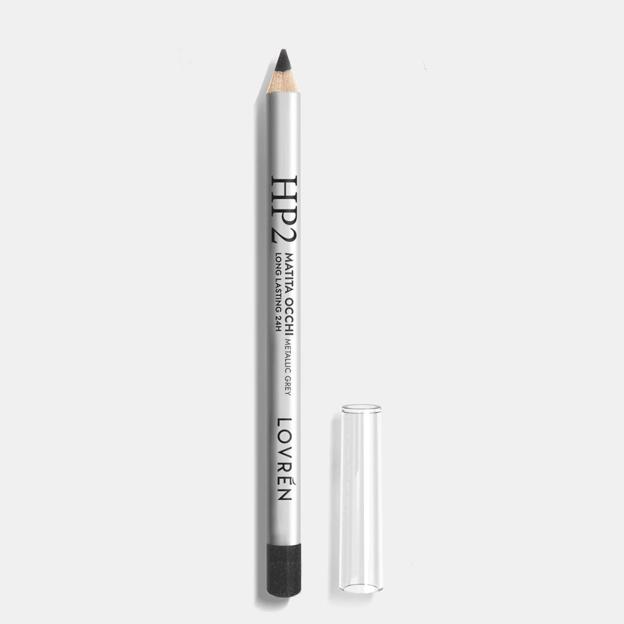 LAPIZ DE OJOS LONG LASTING 24H COLOR GRIS METALLIC  LOVREN
