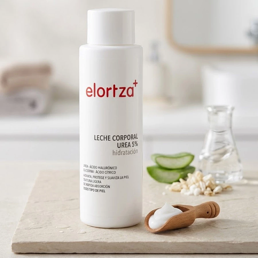 VENTA LECHE HIDRATANTE CORPORAL CON UREA 5% ELORTZA BOTIKA 500ML