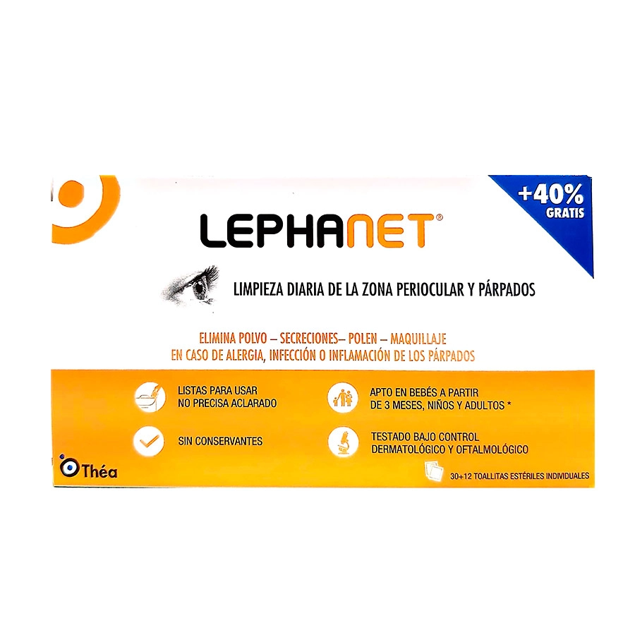 LEPHANET TOALLITAS ESTERILES  30 + 12 TOALLITAS