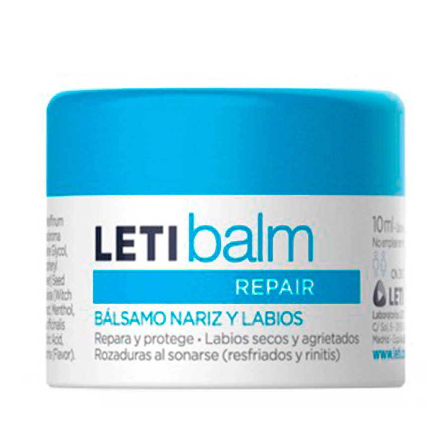 LETIBALM BALSAMO REPARADOR NARIZ Y LABIOS  1 TARRO 10 ML