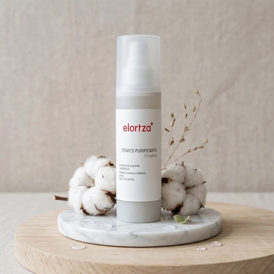 VENTA LOCION TONICO PURIFICANTE CON EXTRACTO DE ALGODON Y PREBIOTICO ELORTZA BOTIKA 200ML