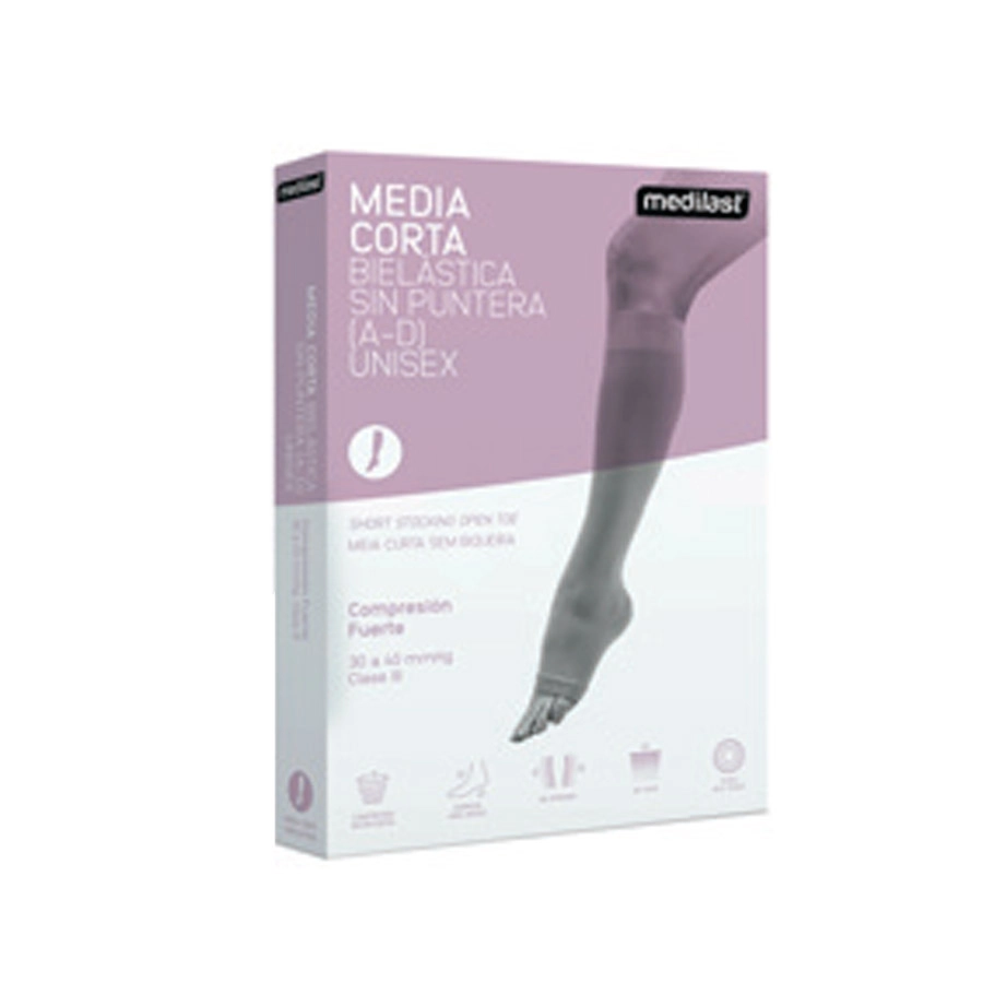MEDIA CORTA (A-D) COMPRESION FUERTE MEDILAST REF 894 TALLA GRANDE