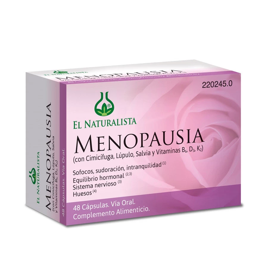 MENOPAUSIA EL NATURALISTA  48 CAPSULAS
