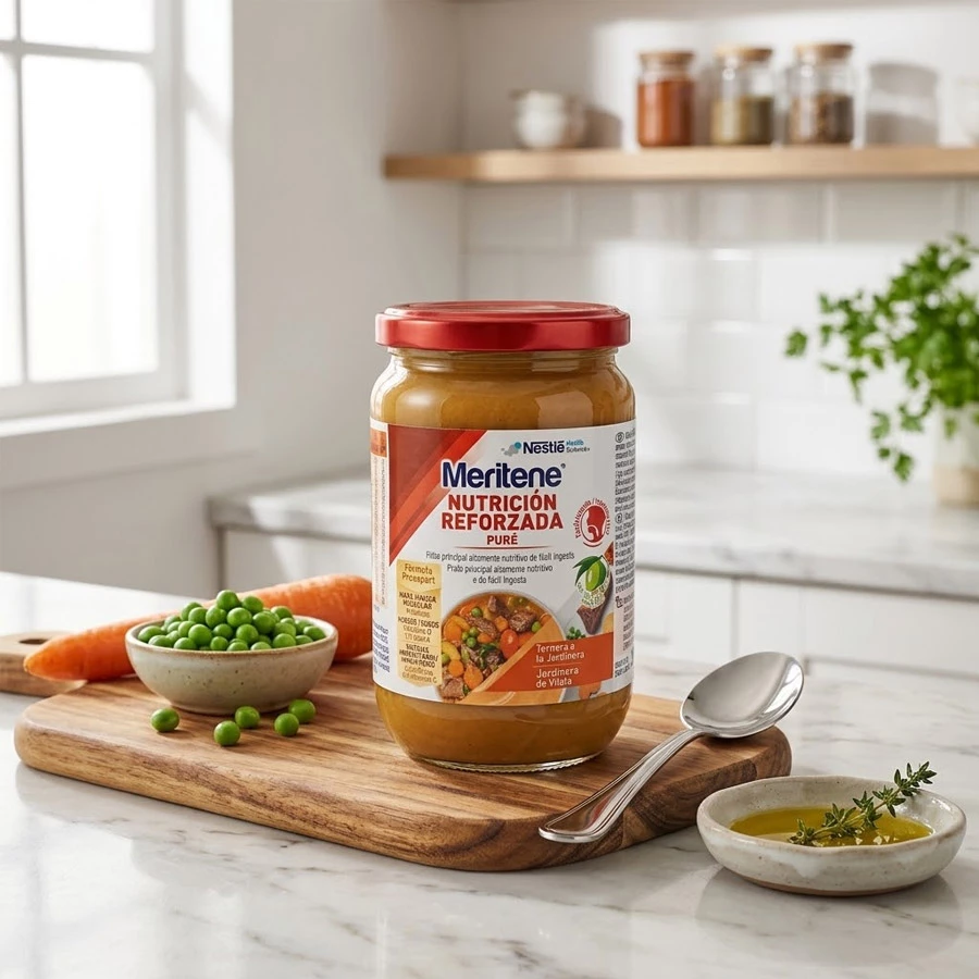 MERITENE PURE  1 FRASCO 300 G SABOR TERNERA A LA JARDINERA