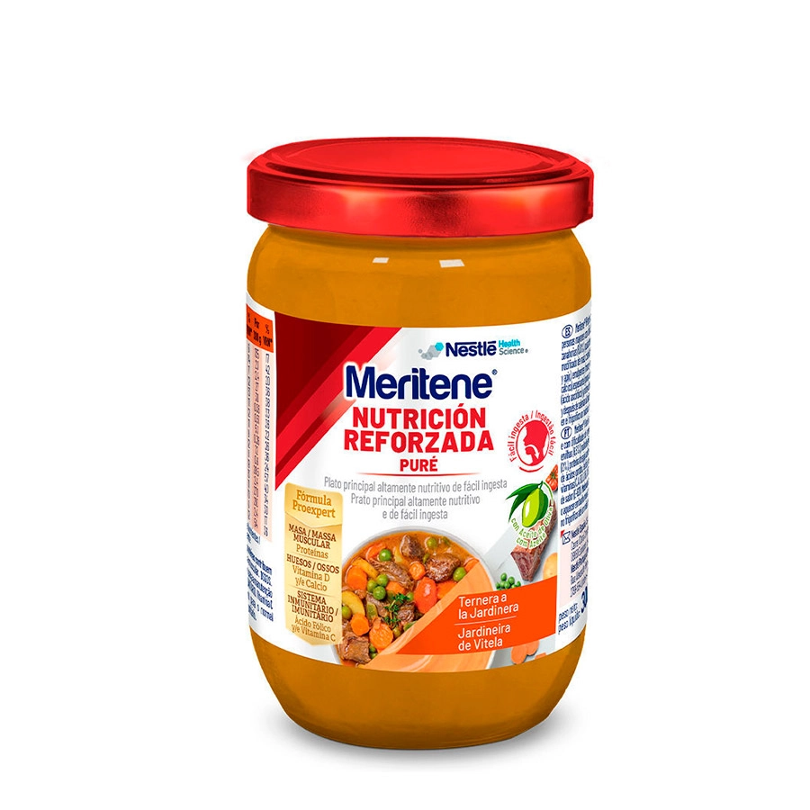 MERITENE PURE  1 FRASCO 300 G SABOR TERNERA A LA JARDINERA