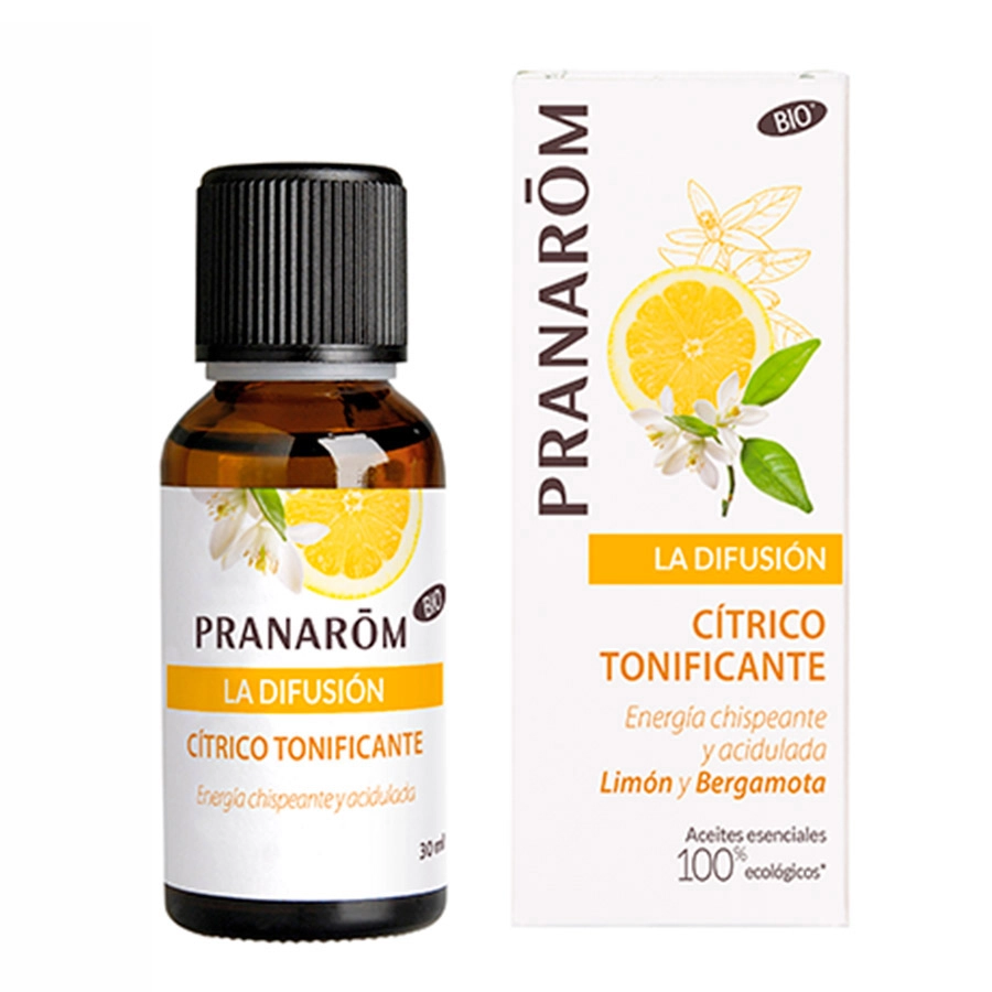 MEZCLA DIFUSOR CITRICO TONIFICANTE PRANAROM 10ML