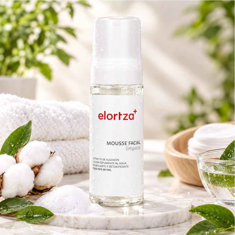 MOUSSE DE LIMPIEZA FACIAL CON EXTRACTO DE ALGODON ELORTZA BOTIKA 150ML