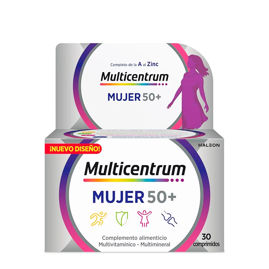 MULTICENTRUM MUJER 50+  30 COMPRIMIDOS