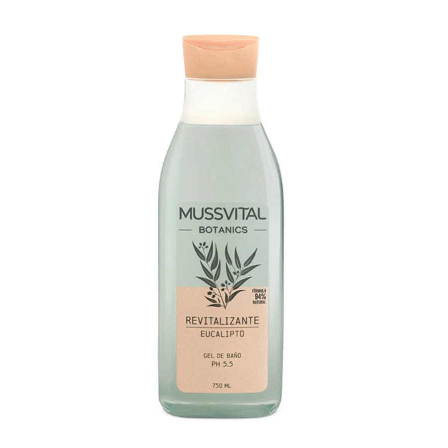 MUSSVITAL ESSENTIALS BOTANICS GEL DE BAÑO EUCALIPTO  1 ENVASE 750 ML
