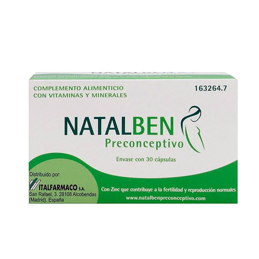 NATALBEN PRECONCEPTIVO  30 CAPSULAS