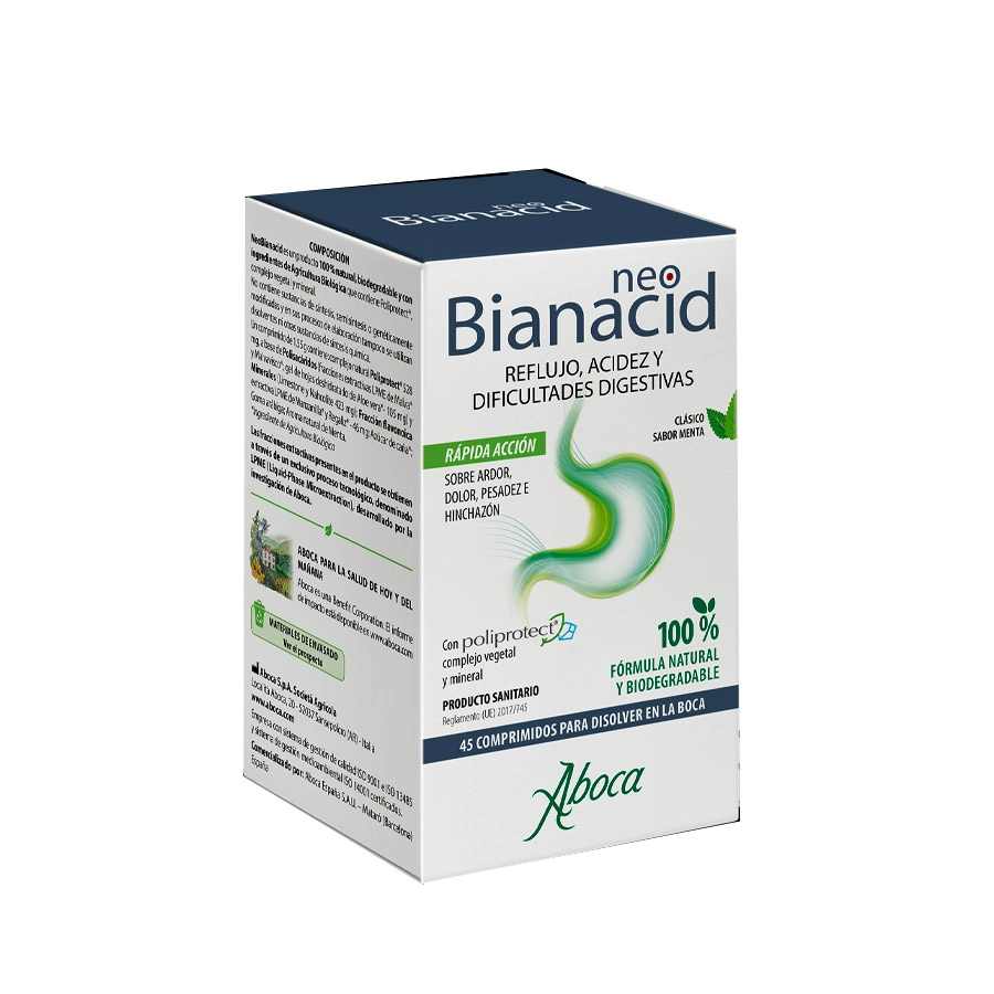 NEOBIANACID ACIDEZ Y REFLUJO  45 COMPRIMIDOS MASTICABLES