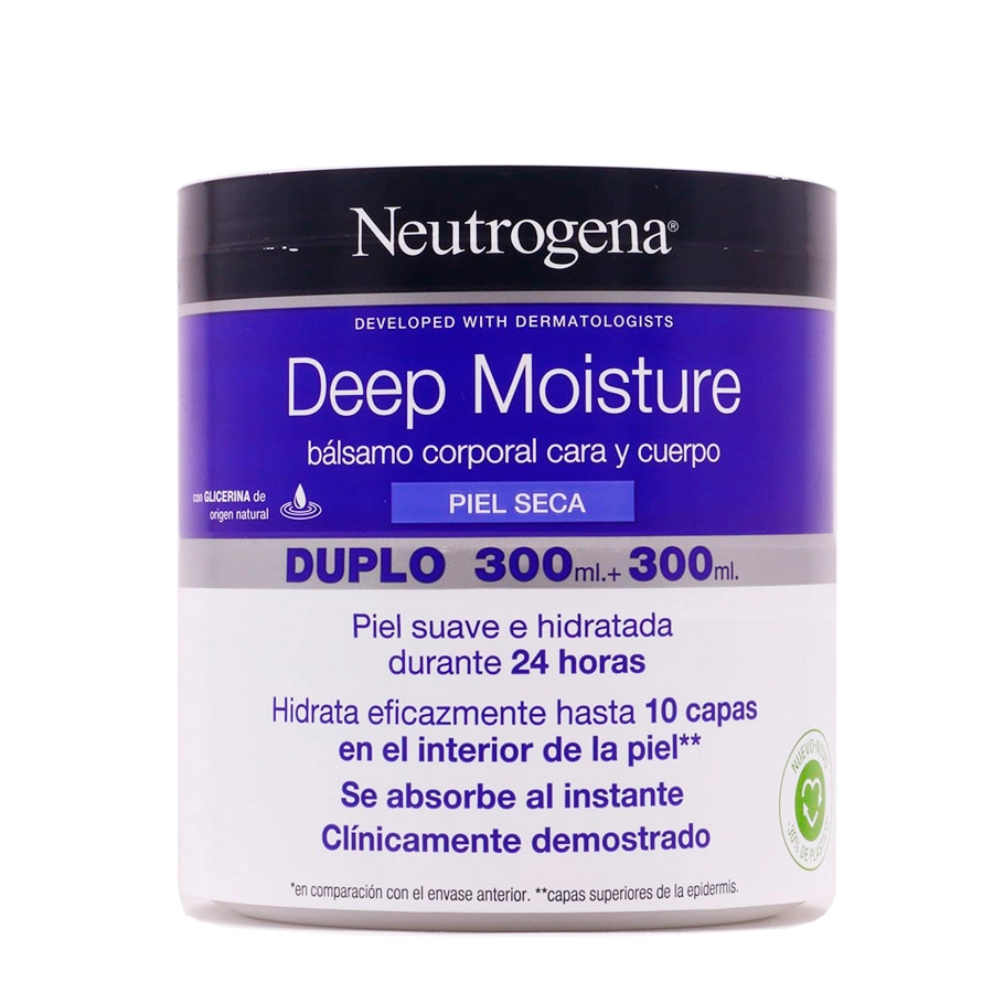 NEUTROGENA COMFORT BALM HIDRATACION PROFUNDA CARA Y CUERPO 2 ENVASES 300 ML