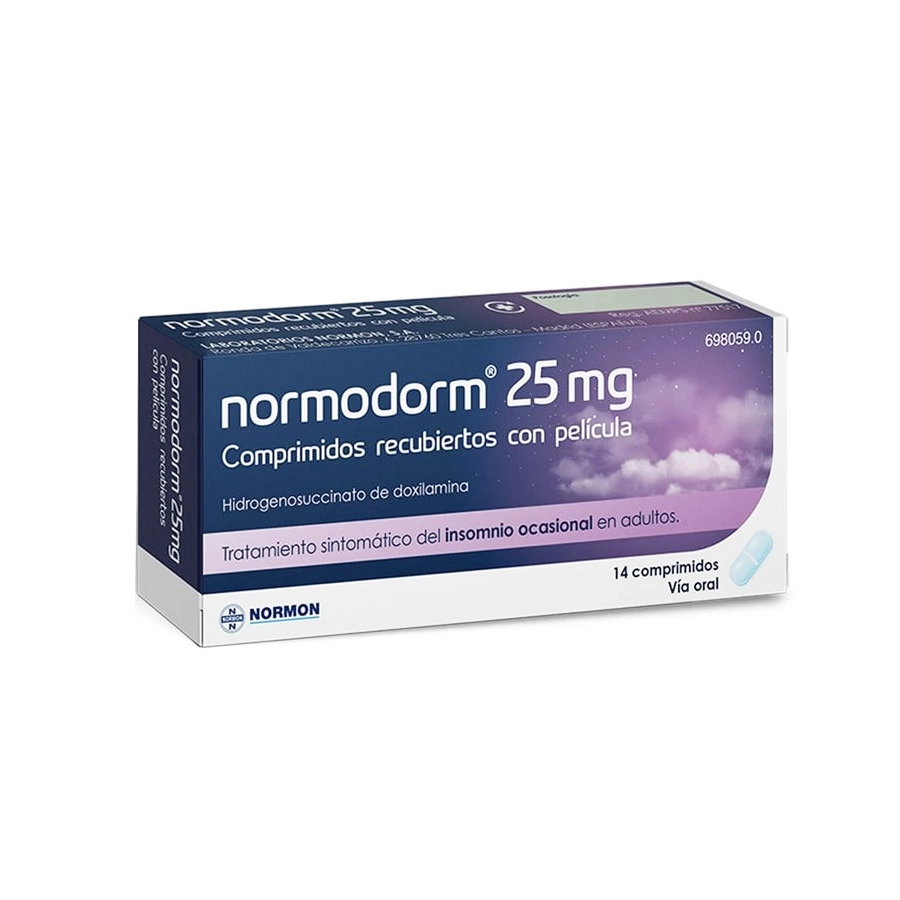 NORMODORM 25 MG 14 COMPRIMIDOS RECUBIERTOS
