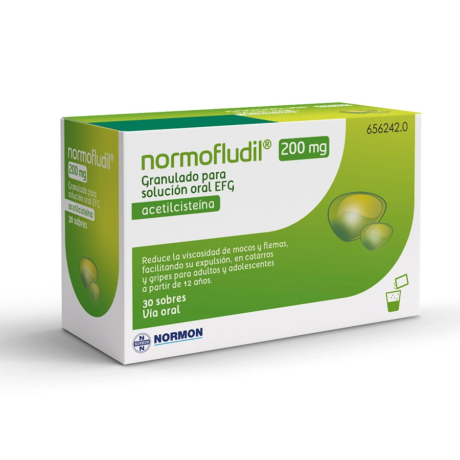 NORMOFLUDIL EFG 200 MG 30 SOBRES GRANULADO PARA SOLUCION ORAL
