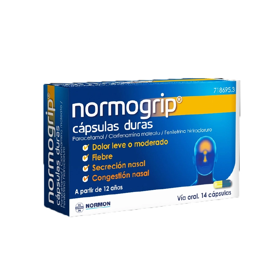 NORMOGRIP 14 CAPSULAS