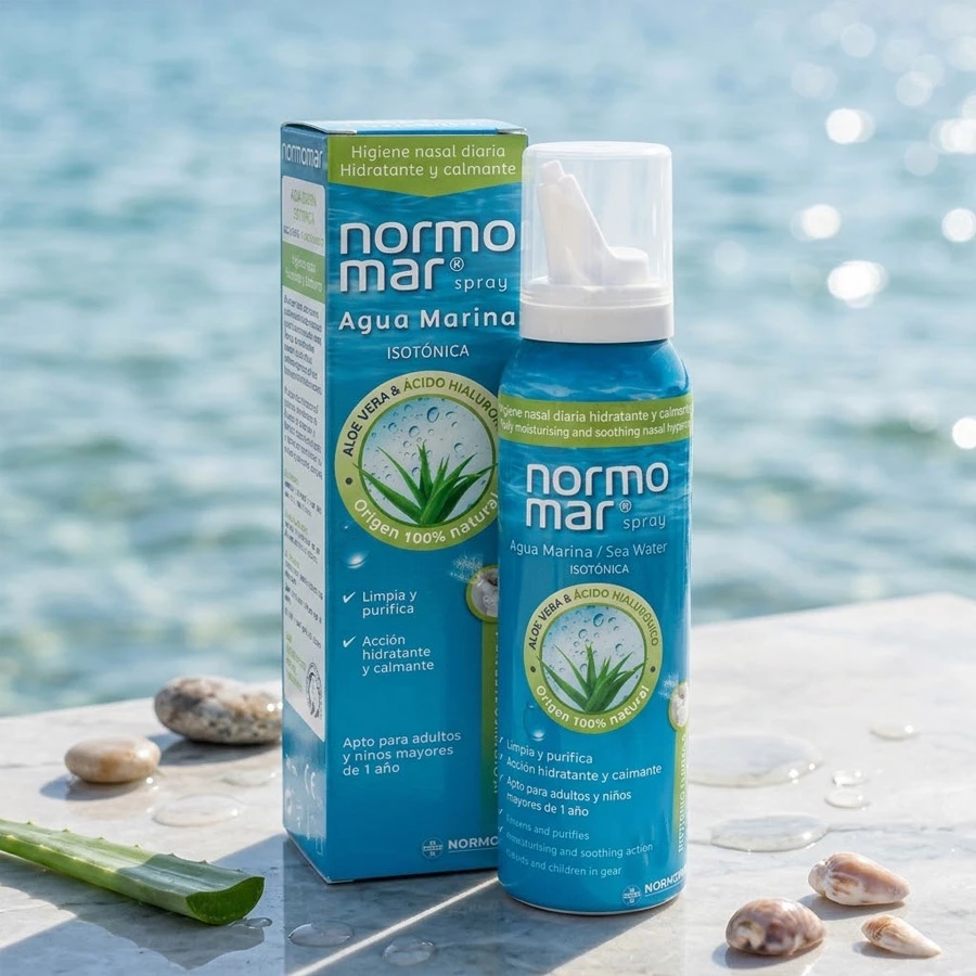 NORMOMAR AGUA MARINA FUERZA 1 ALOE VERA Y ACIDO HIALURONICO  1 SPRAY 120 ML