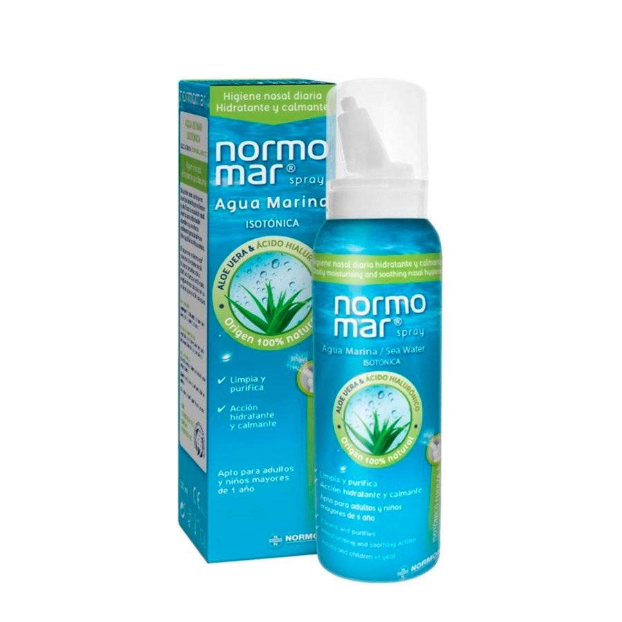 NORMOMAR AGUA MARINA ALOE VERA Y ACIDO HIALURONICO  1 SPRAY 120 ML