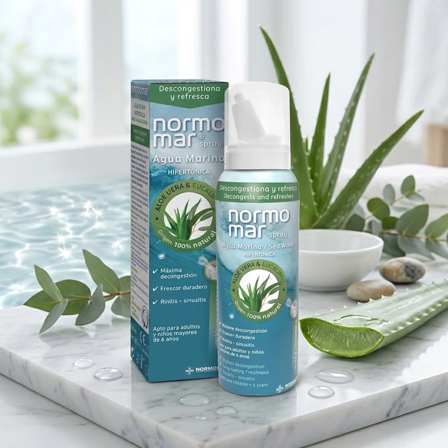 NORMOMAR SPRAY NASAL FUERZA 2 DESCONGESTIVO  1 SPRAY 120 ML ALOE VERA EUCALIPTO