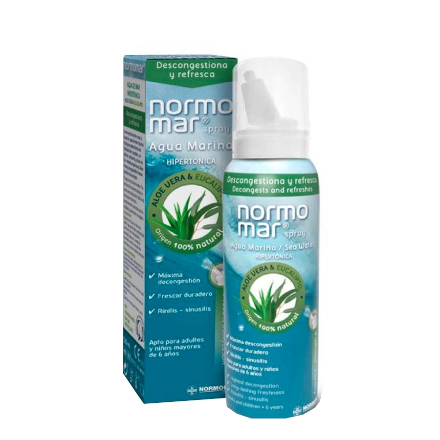 NORMOMAR SPRAY NASAL DESCONGESTIVO  1 SPRAY 120 ML ALOE VERA EUCALIPTO