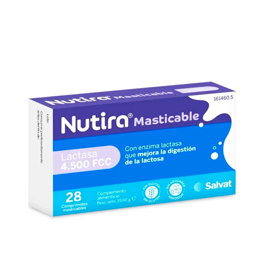 NUTIRA LACTASA 4500 FCC  28 COMPRIMIDOS MASTICABLES
